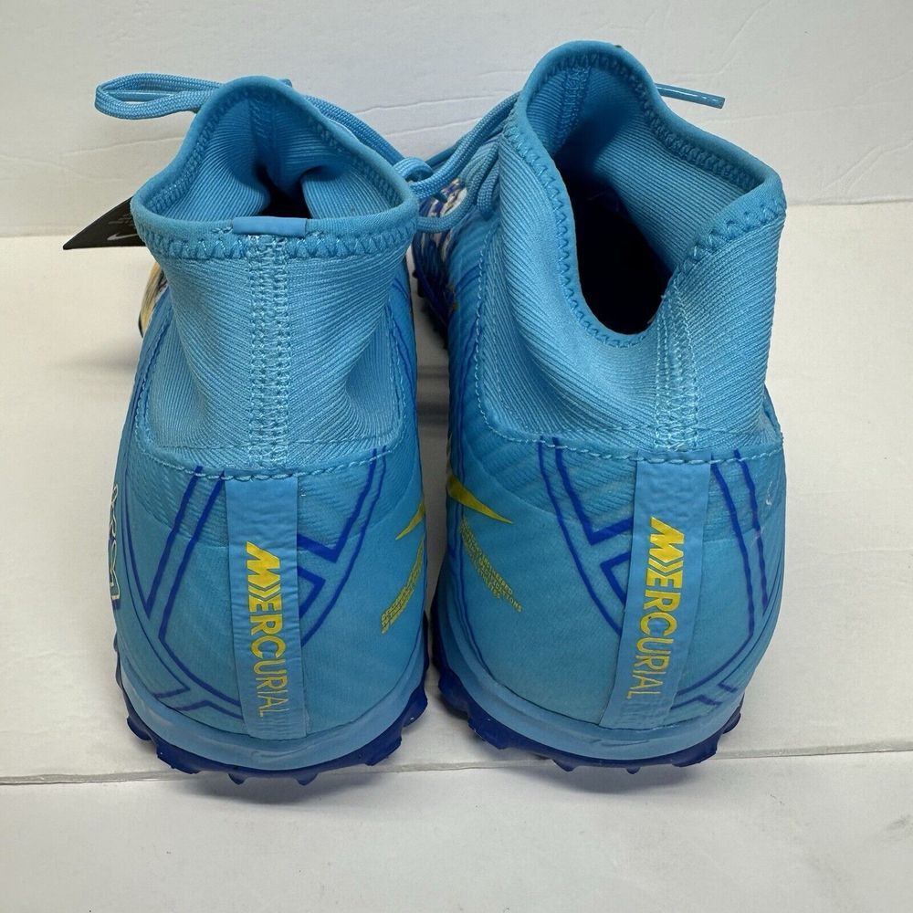 Nike Mercurial Superfly 9 Academy KM TF Turf Blue DO9347-400 Men's 11.5 Womens13 - Picture 6 of 7